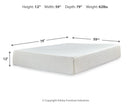 Chime 12 Inch Memory Foam Mattress in a Box