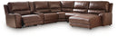 DeepWakes Power Reclining Sectional with Chaise