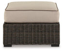 Coastline Bay Outdoor Ottoman with Cushion