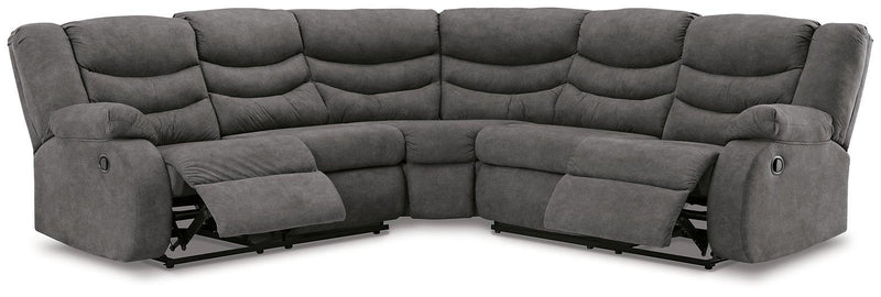 Partymate 2-Piece Reclining Sectional