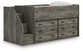 Frandern Loft Bed with Drawer Storage
