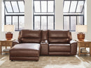 DeepWakes Power Reclining Sectional with Chaise